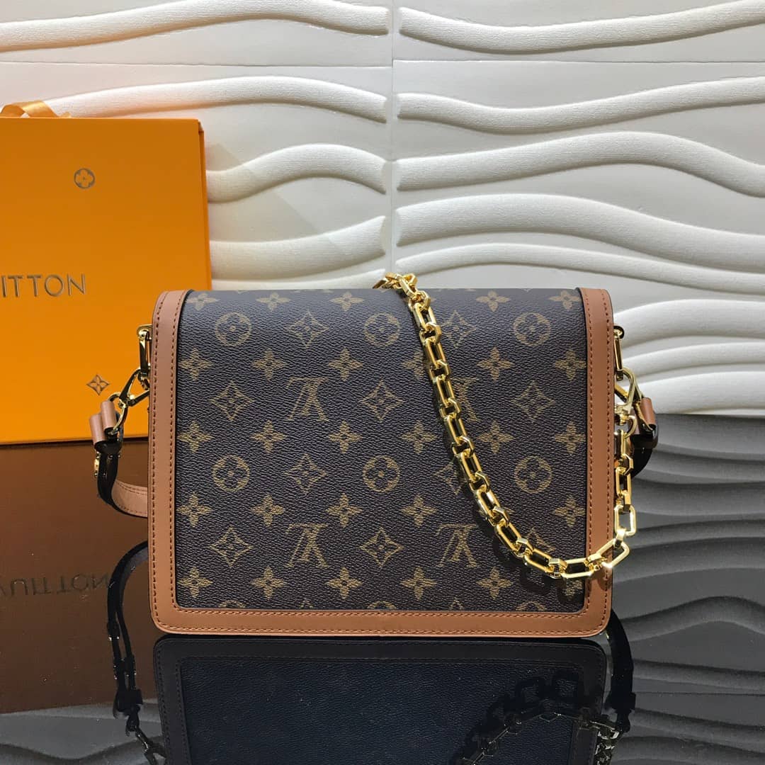 L0vis Vvtt0n Monogram MM Reverse Dauphine Shoulder Bag Replica M44391