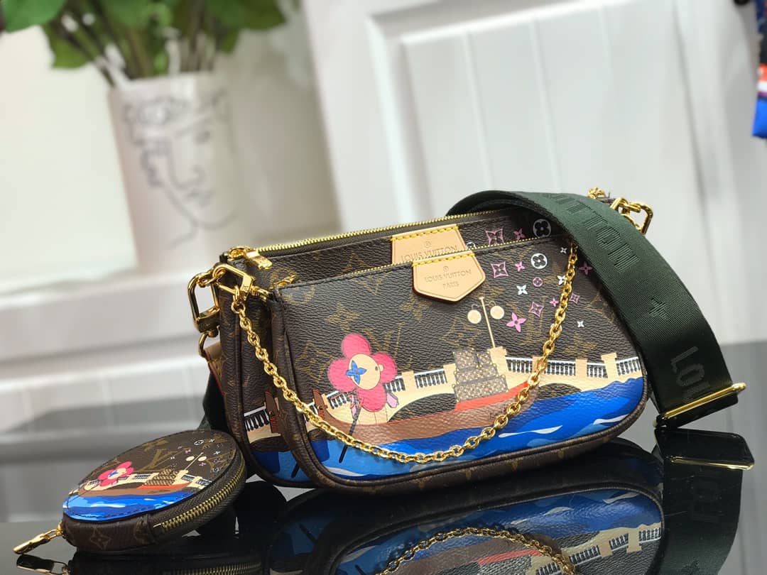 L0vis Vvtt0n Monogram Canvas Multi Pochette Replica Brown M44823