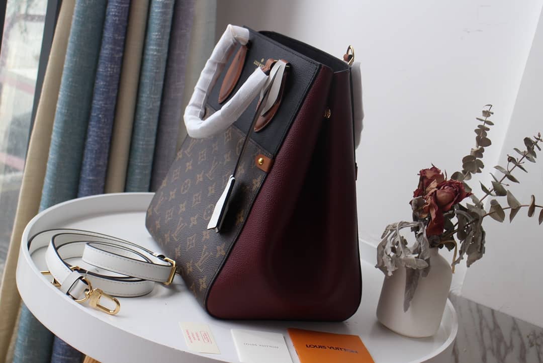 L0vis Vvtt0n Monogram Fold MM 2way Tote Replica Black M45409