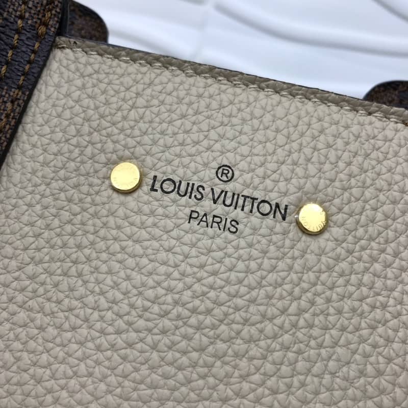 L0vis Vvtt0n Jersey Damier Ebene Canvas Magnolia Beige Bag Replica N44041