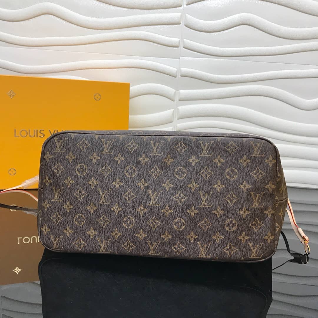 L0vis Vvtt0n Neverfull Dupe Monogram GM Shoulder Bag Replica Pink M40990