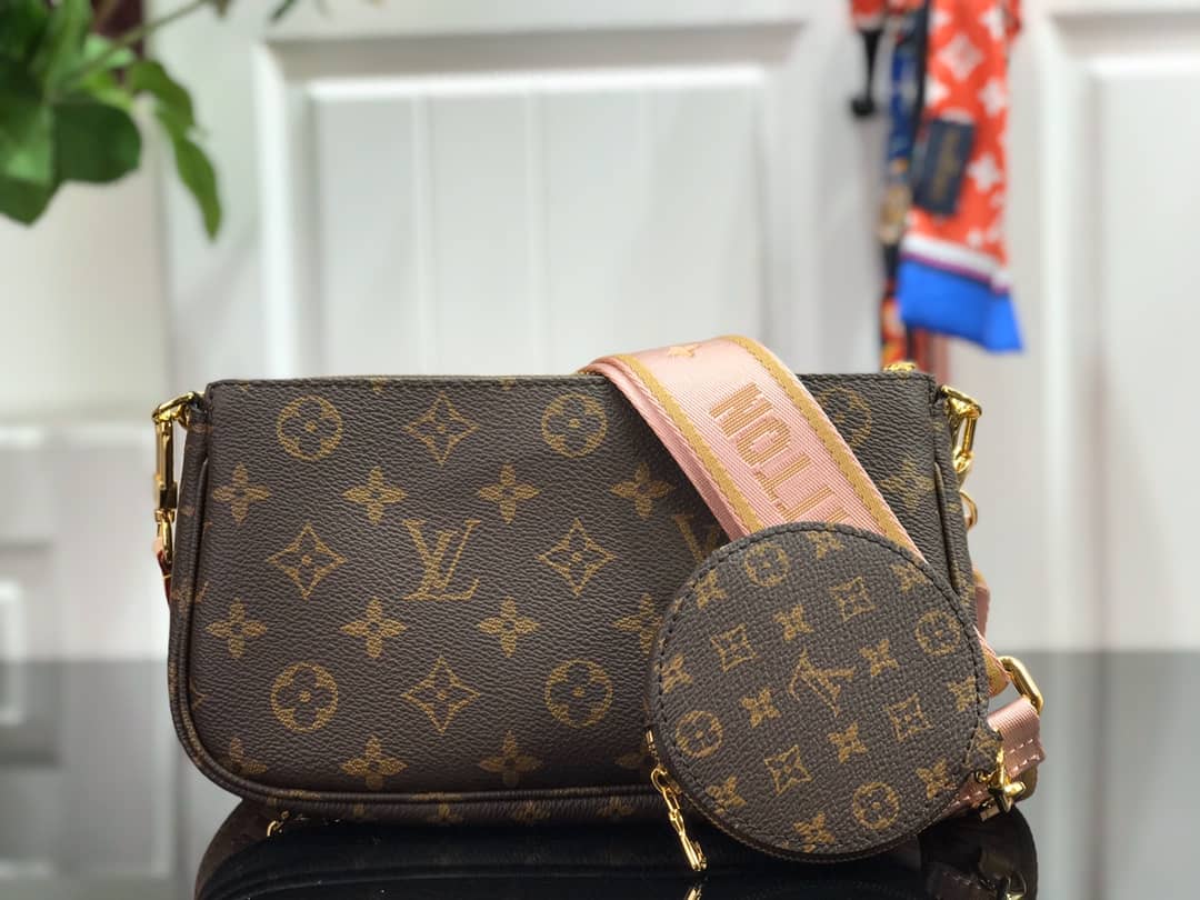 L0vis Vvtt0n Monogram Canvas Multi Pochette Replica Brown M44823