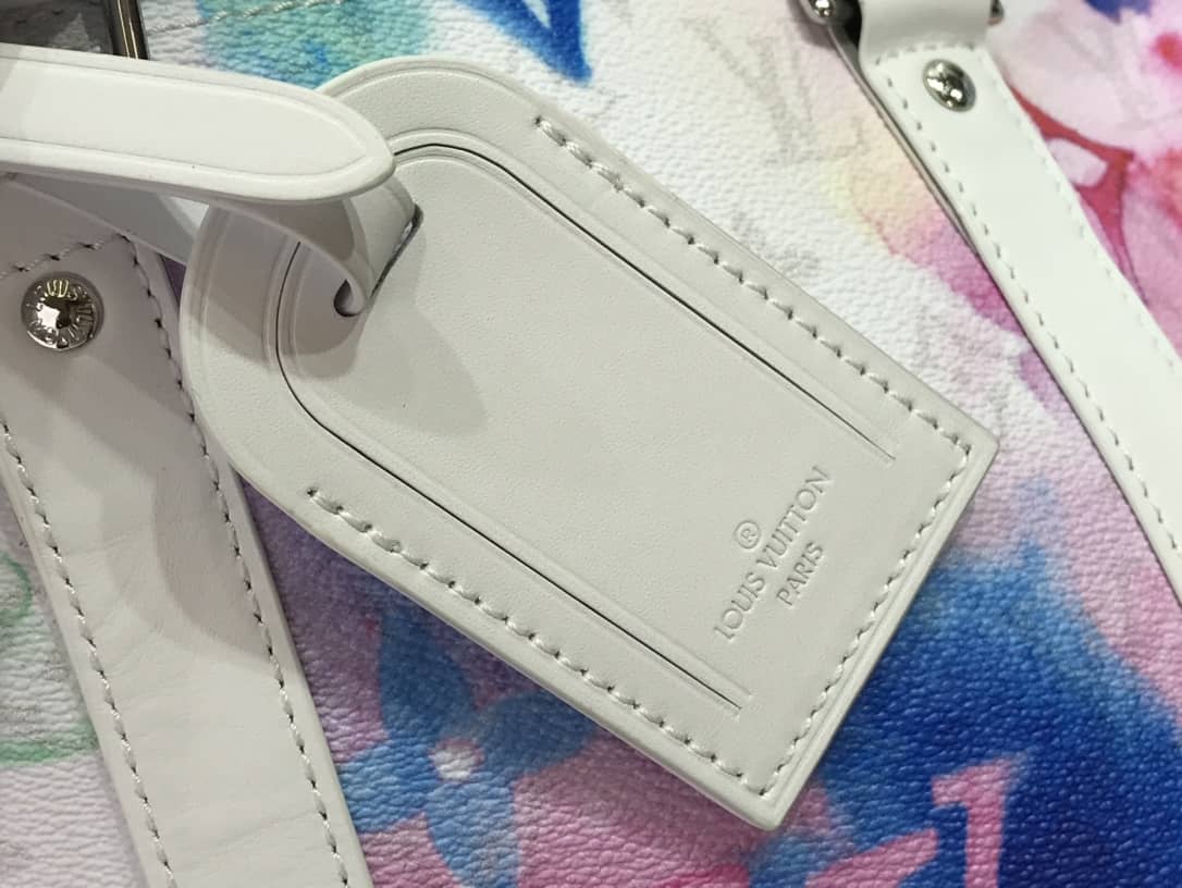 L0vis Vvtt0n Keepall Watercolor Bandouliere 50 Travel Bag Replica Colorful M45758