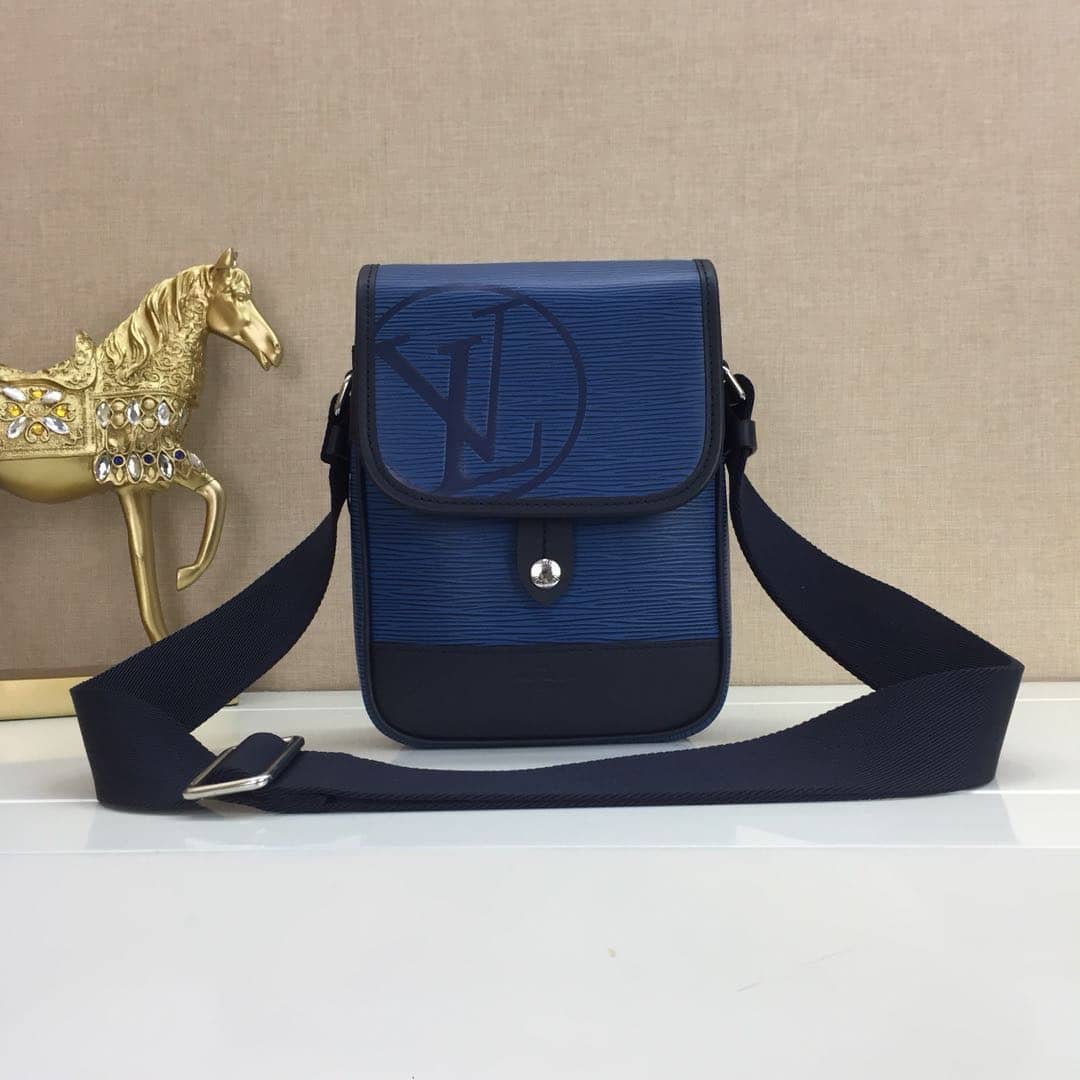 L0vis Vvtt0n EPI Downtown BB Messenger Bag Replica Blue M53497