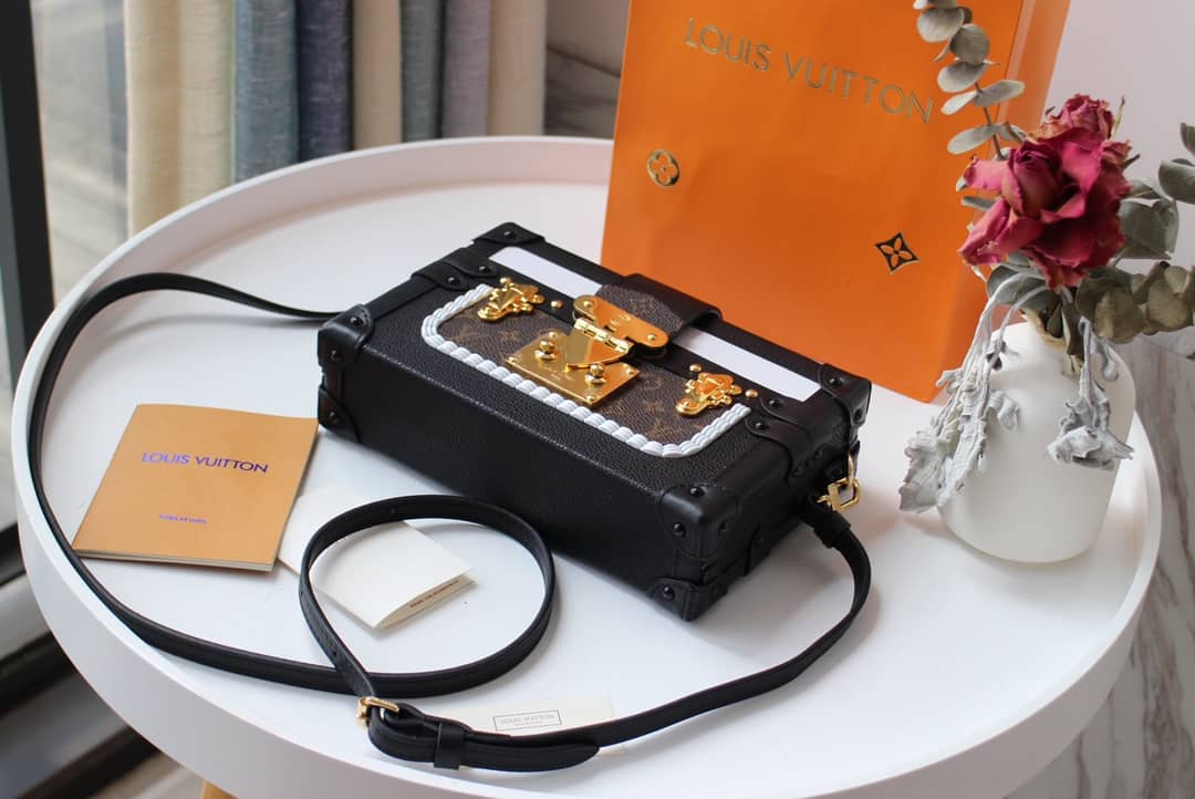 L0vis Vvtt0n Monogram Canvas Petite Malle Replica Handbag M55436