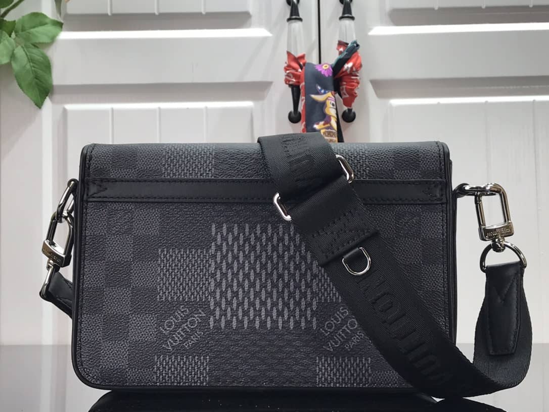 L0vis Vvtt0n Studio Damier Messenger Bag Replica Black N50013