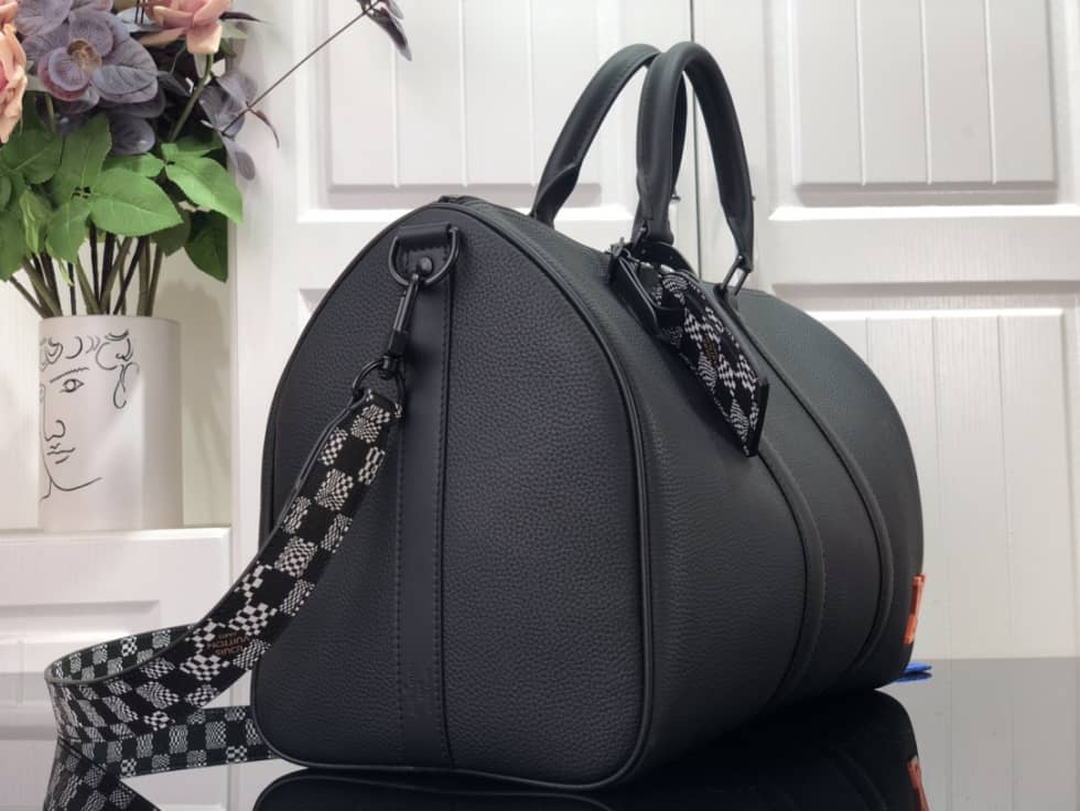 LV Duffle Bag Replica Damier Distorted Keepall Bandouliere 40 M57416