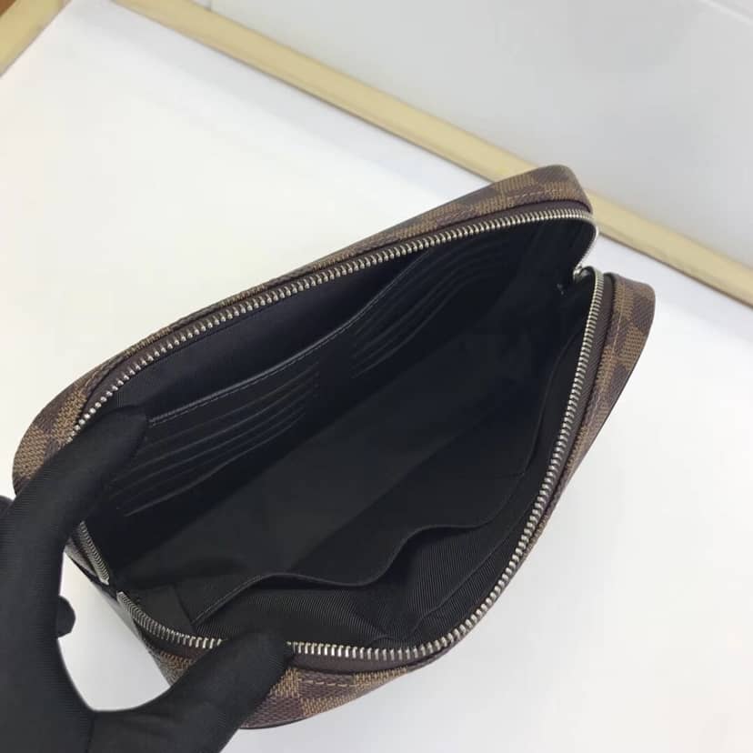 L0vis Vvtt0n Kasai Clutch Damier Ebene Canvas Replica N41663