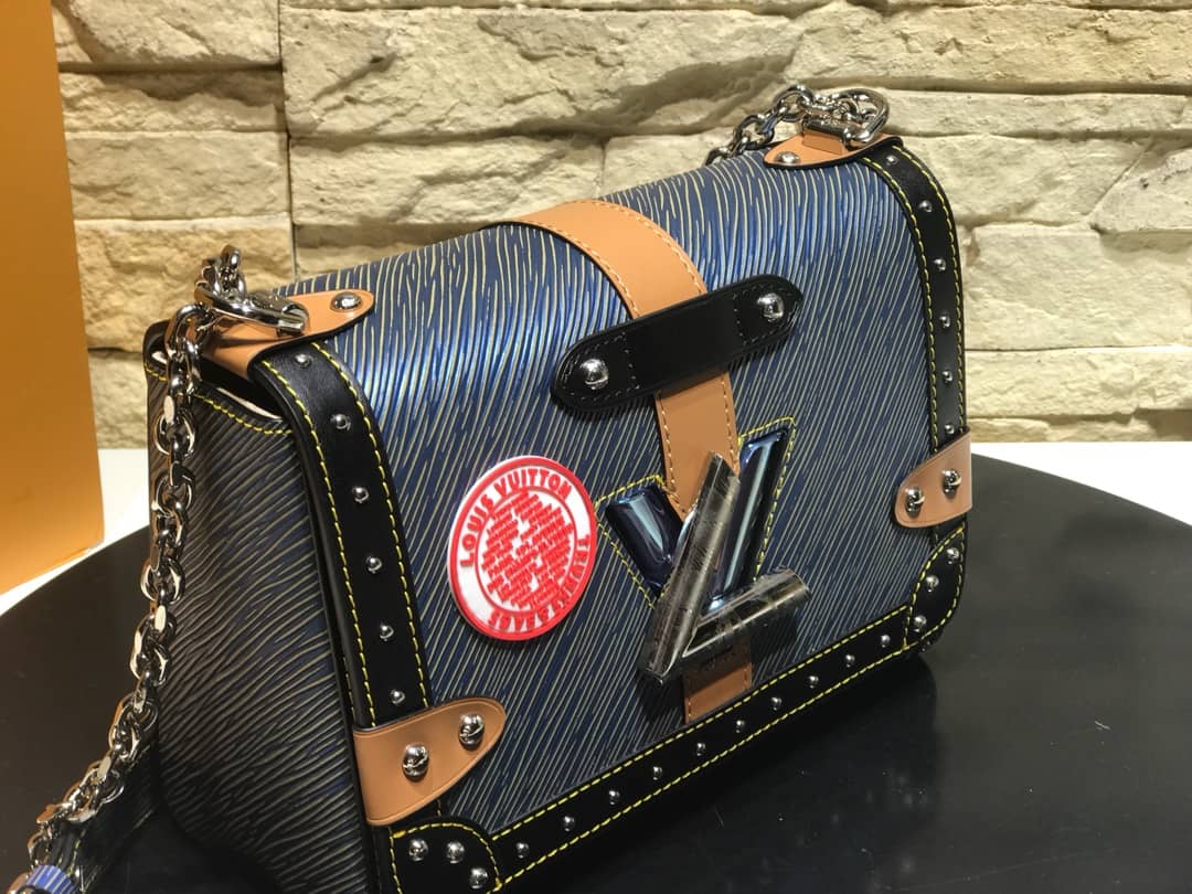 L0vis Vvtt0n Twist MM Bag Blue M50296 Replica