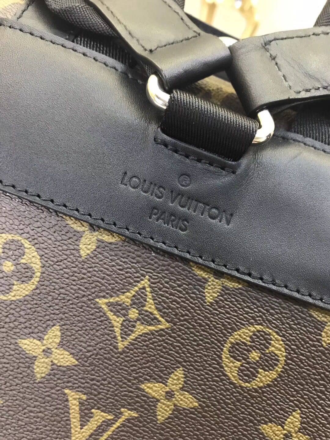 L0vis Vvtt0n Christopher PM Monogram Macassar Canvas Leather Replica Backpack M43735