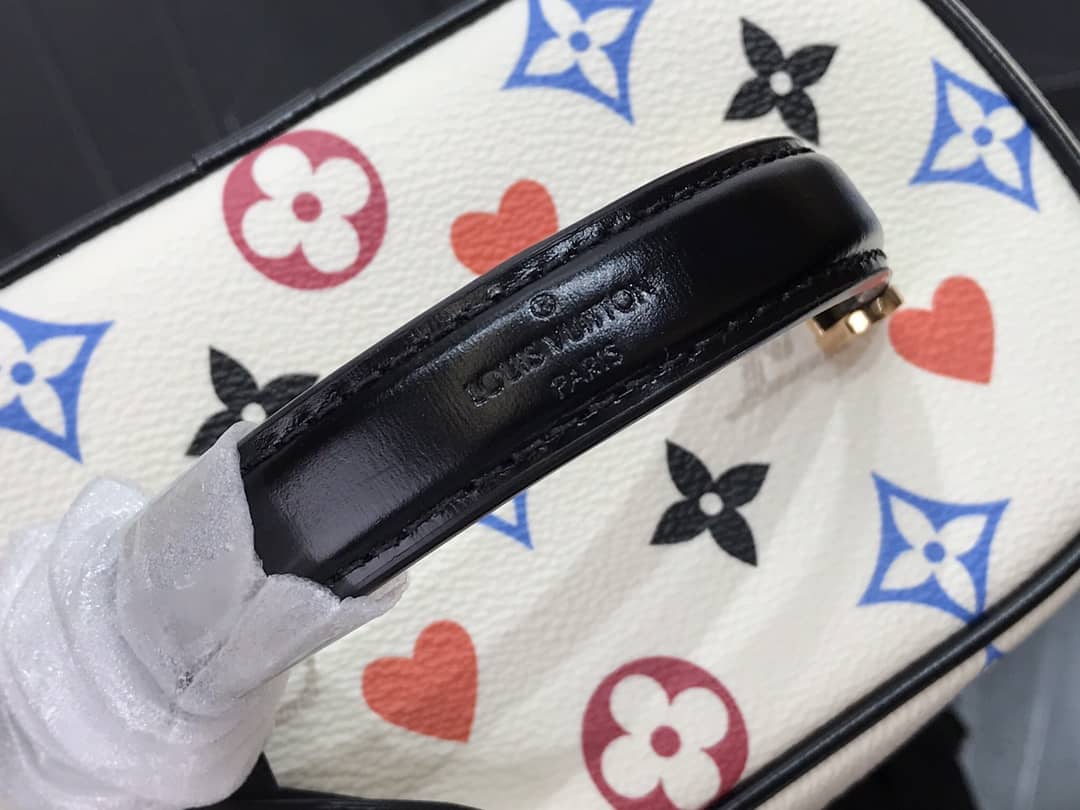 L0vis Vvtt0n Replica Bags PM Reverse Monogram Coated Canvas Crossbody Bag Replica White M45165