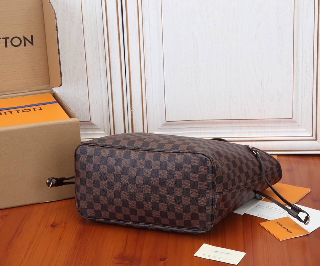 L0vis Vvtt0n Neverfull Dupe MM Damier Ebene Tote Replica Pink N41358