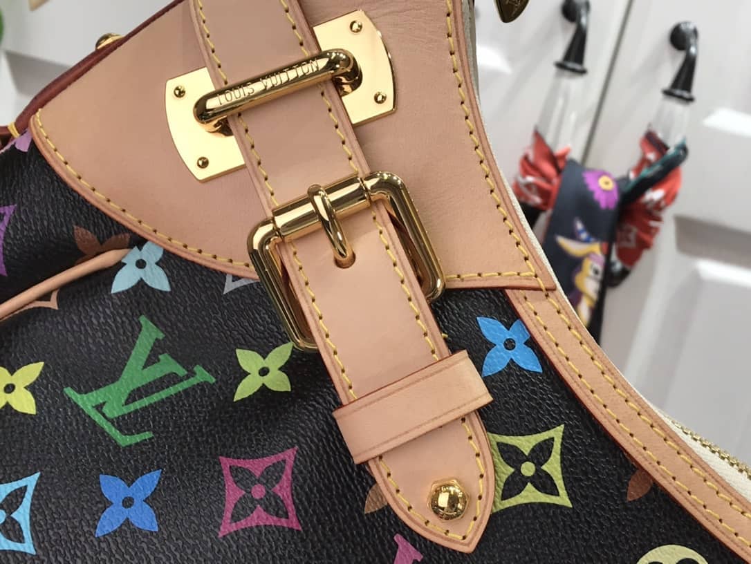 L0vis Vvtt0n Monogram Multi Color Greta Shoulder Bag Replica Black M40196