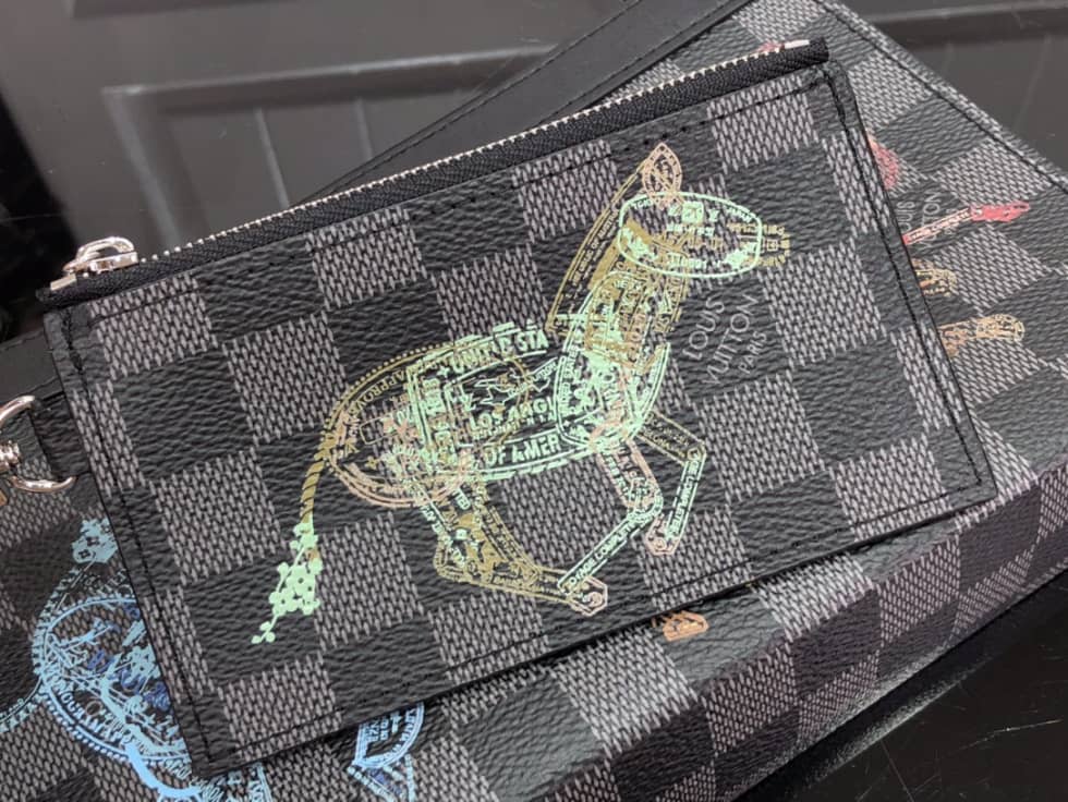 L0vis Vvtt0n Damier Graphite Gaston Wearable Wallet N64608 Replica