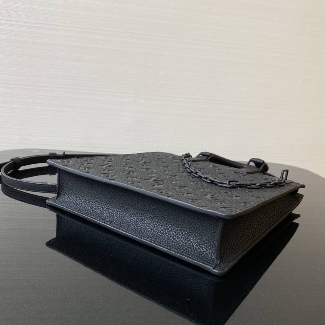 L0vis Vvtt0n Sac Plat Messenger Bag Replica Black M55891