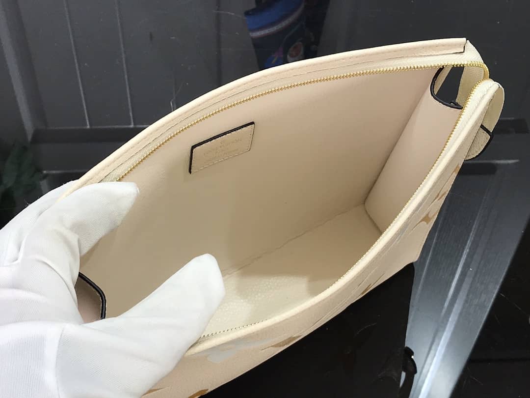 L0vis Vvtt0n Summer Toiletry Pouch Monogram Empreinte Replica Apricot M80504