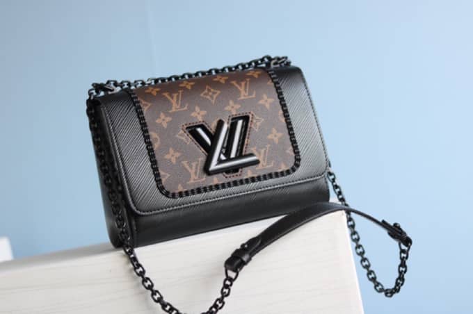 L0vis Vvtt0n Textured Epi Leather Twist Series Bag