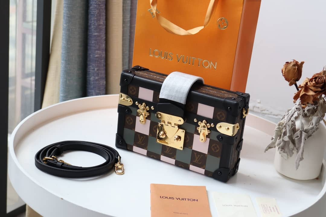 L0vis Vvtt0n Petite Malle Monogram Canvas Replica Bag Green M40273