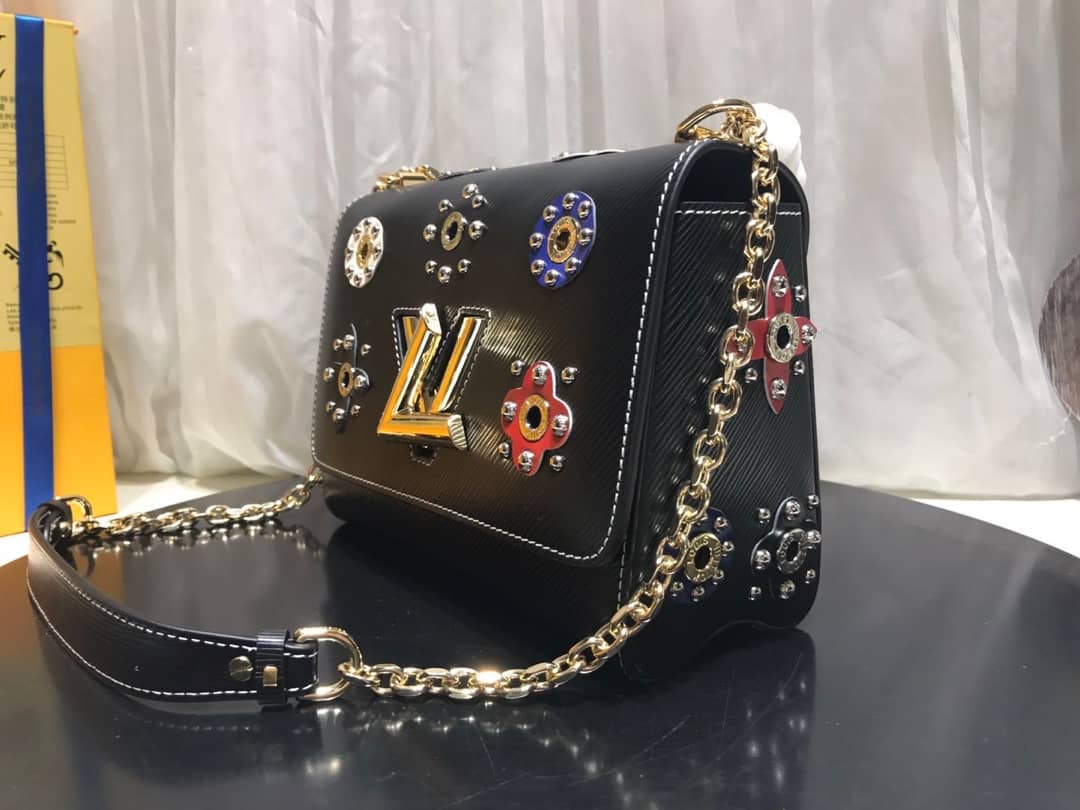 L0vis Vvtt0n Epi Leather Twist MM Replica Bag Black