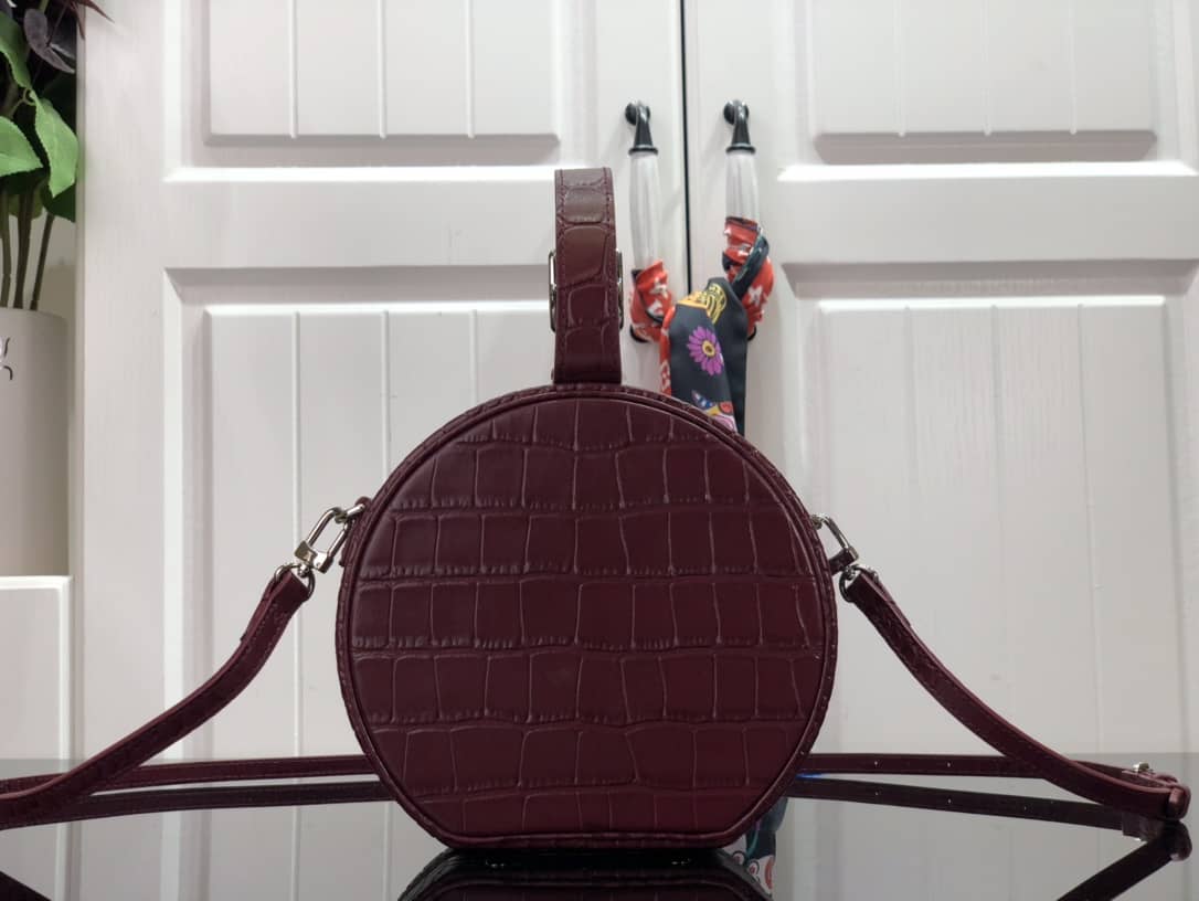 L0vis Vvtt0n Petite Boite Chapeau Crocodilien Brillant Replica Bag Red N93597