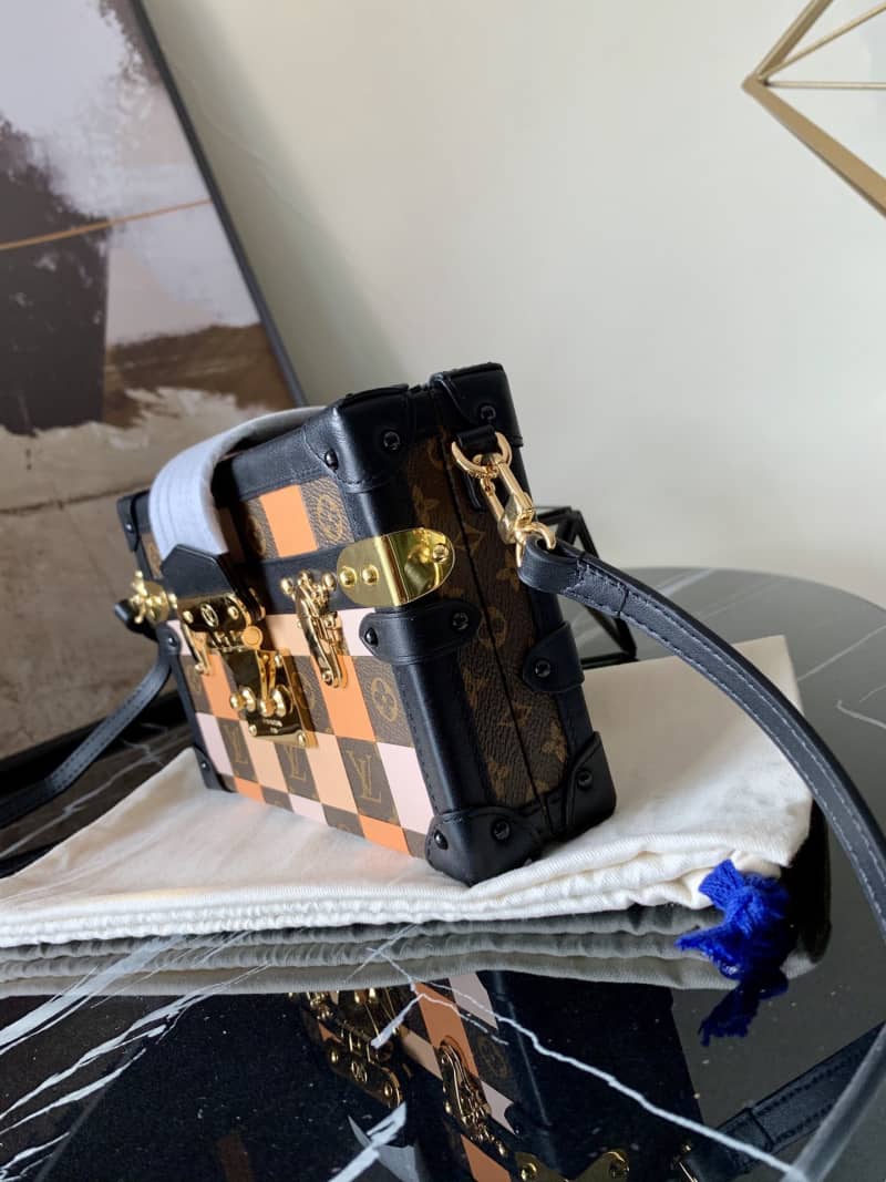 L0vis Vvtt0n Petite Malle Damier Monogram Canvas Replica Box M55519