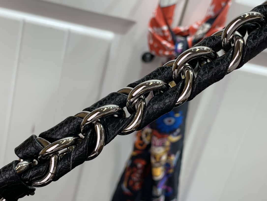 L0vis Vvtt0n Bella Mahina Magnolia Leather Replica Bag M57068 Black