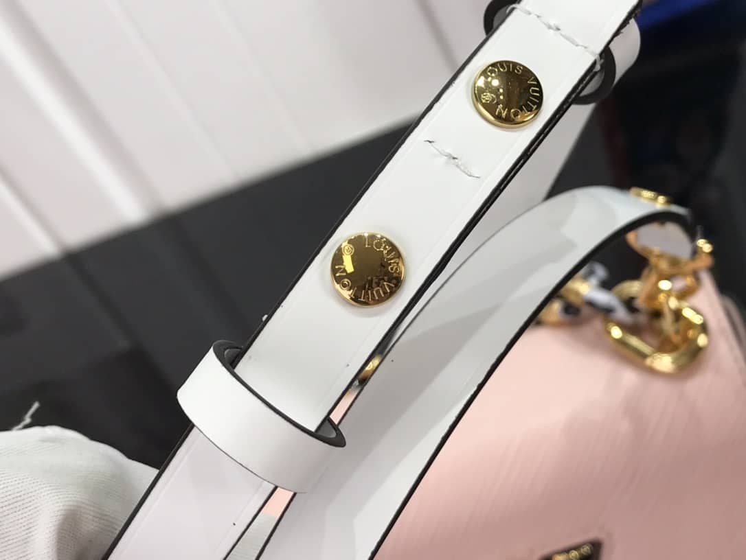 L0vis Vvtt0n Monogram 2Way Leather Twist Replica Handbag Pink M58526