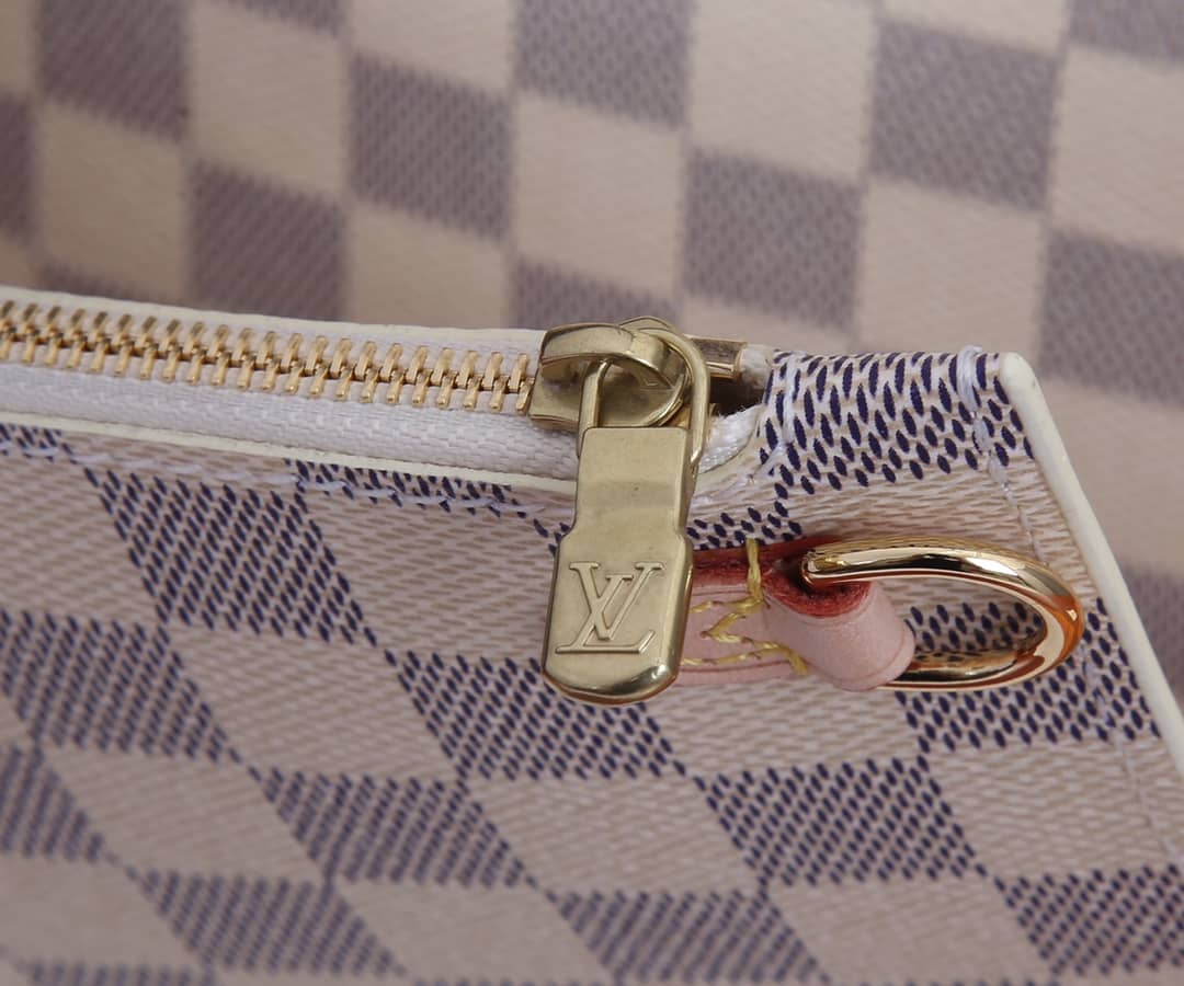L0vis Vvtt0n Neverfull MM Damier Azur Tote Replica White N41361