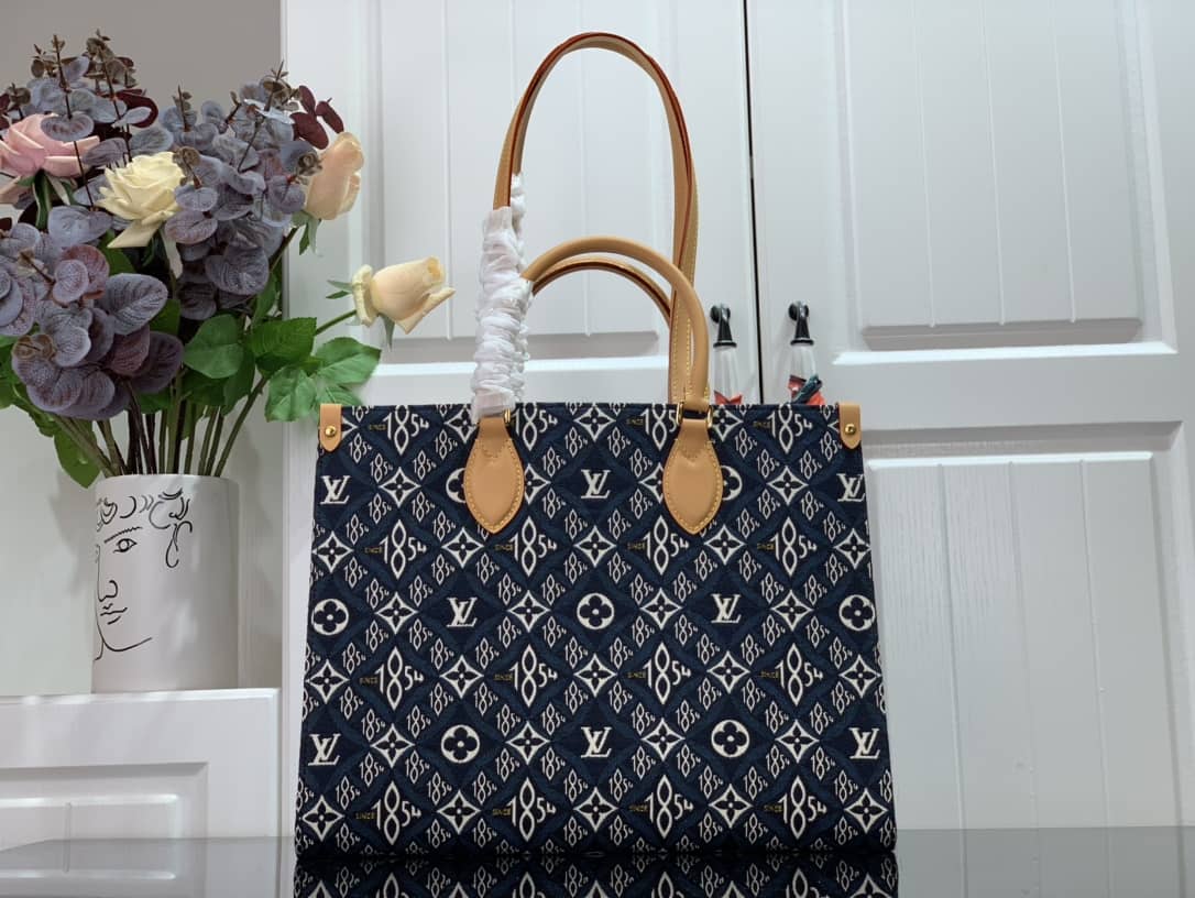 LV Tote Dupe Since 1854 Onthego MM Tote Replica M57396