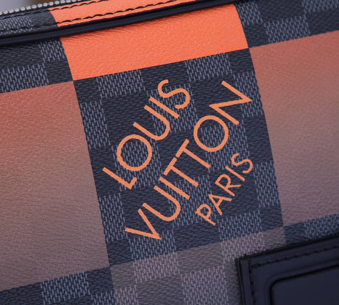 L0vis Vvtt0n Alpha Damier Graphite Giant Messenger Bag Replica Orange N40408