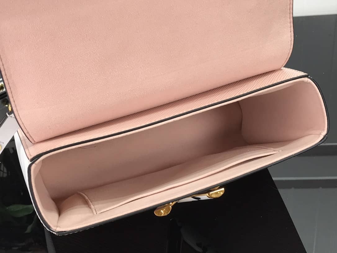 L0vis Vvtt0n Monogram 2Way Leather Twist Replica Handbag Pink M58526