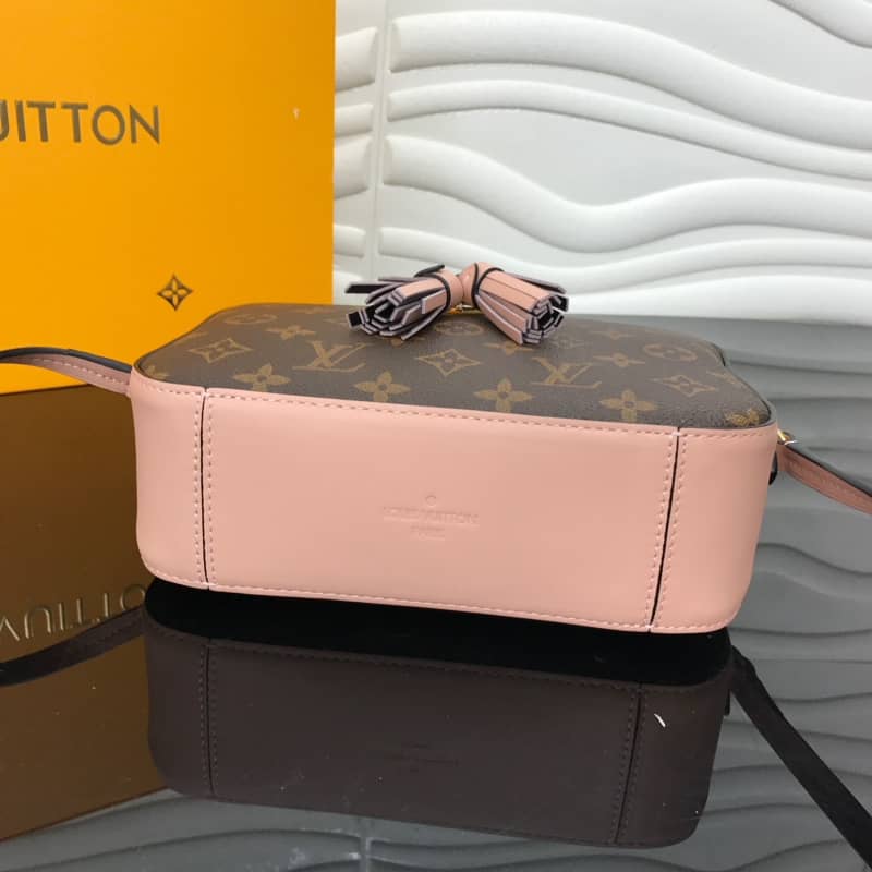 L0vis Vvtt0n Saintonge Monogram Canvas Replica Shoulder Bag Pink M43557