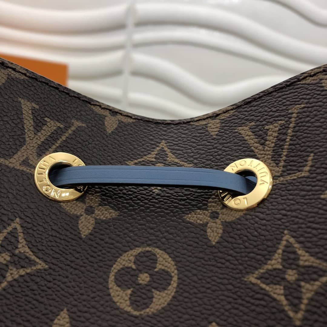 L0vis Vvtt0n Noe Monogram Canvas Replica Bucket Bag Blue