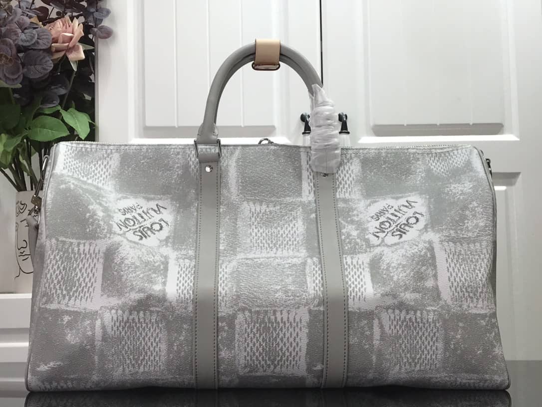 L0vis Vvtt0n Keepall Bandoulière 50 Travel Bag Replica Gray N50069