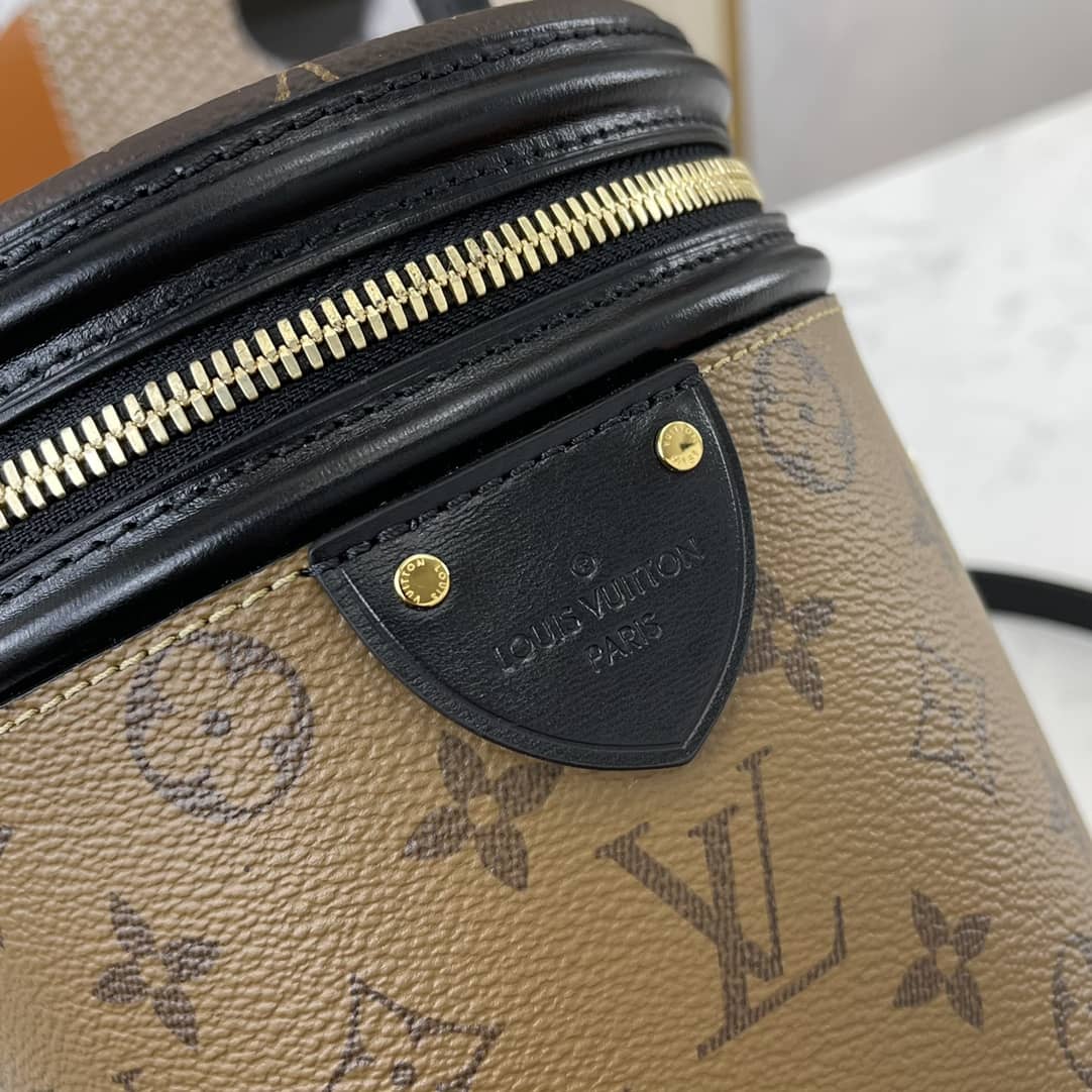 L0vis Vvtt0n Cannes Monogram Reverse Womens Vanity Bag Replica Yellow M43986