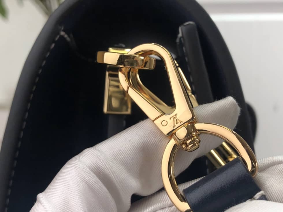 L0vis Vvtt0n Dauphine MM Denim Leather M59631 Replica Shoulder Bag