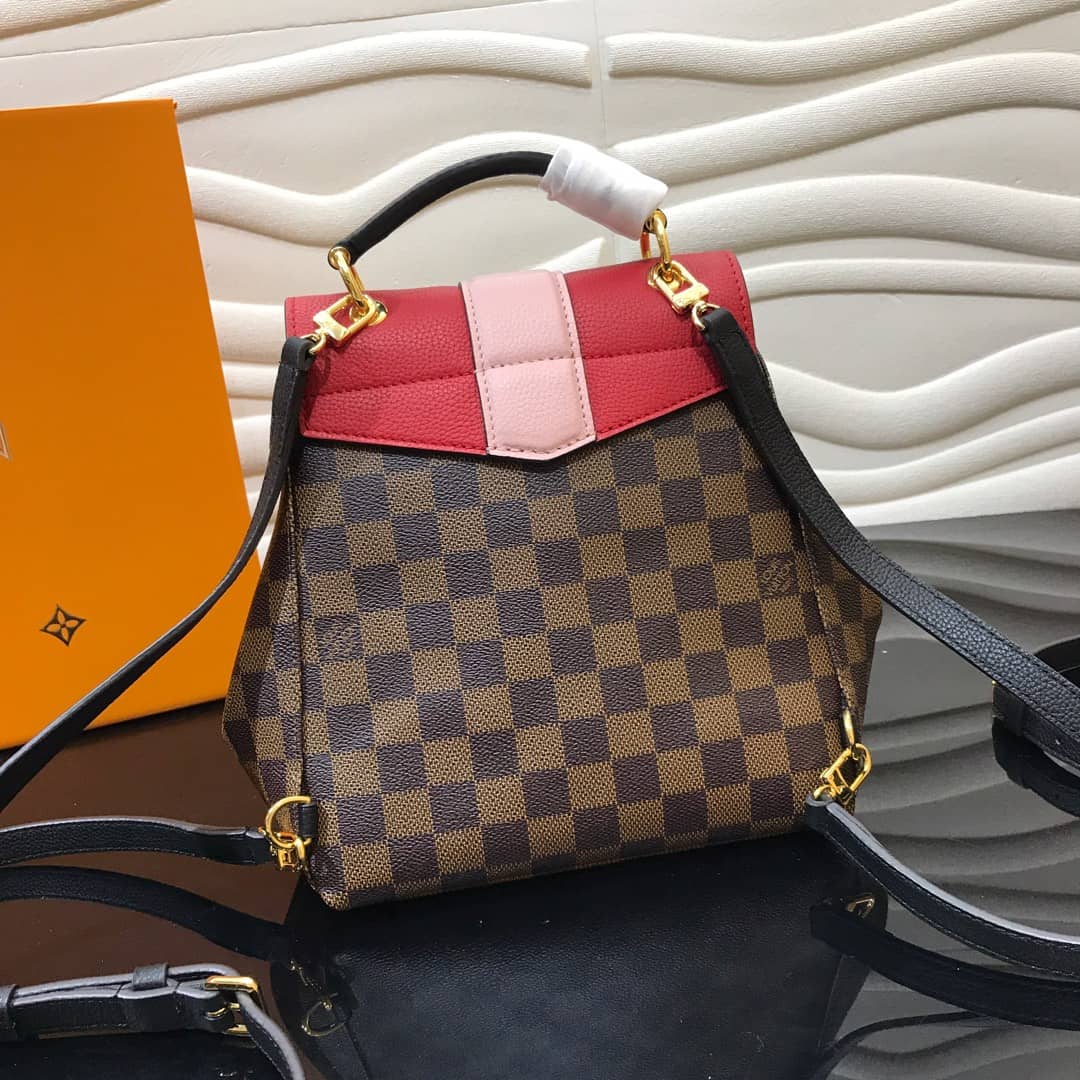 L0vis Vvtt0n Damier Ebene Clapton Replica Backpack Red N42262