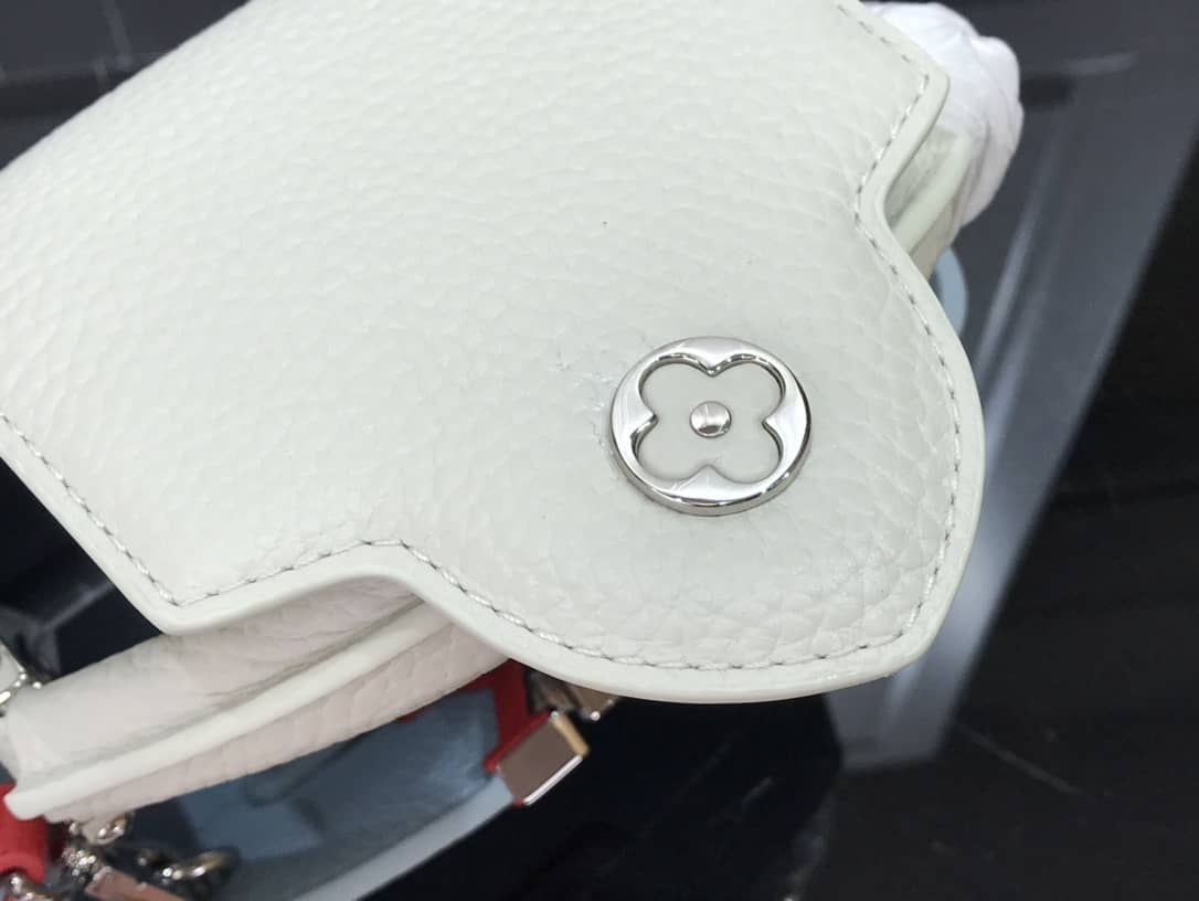 L0vis Vvtt0n Capucines Mini Taurillon Leather Replica Bag Blue M57520