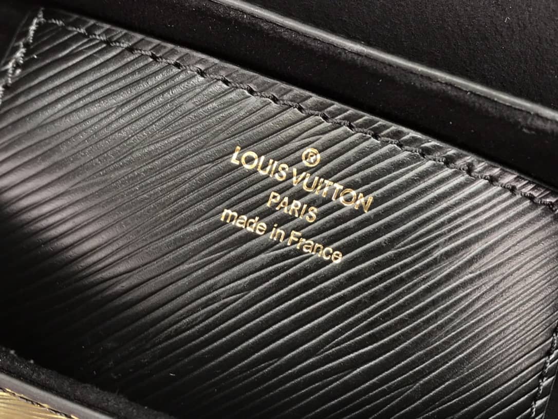 L0vis Vvtt0n Monogram 2Way Leather TWIST Replica Handbag Black M58526