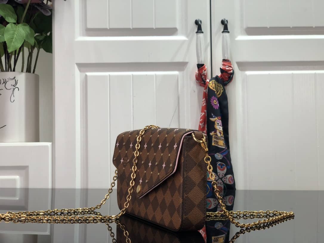 L0vis Vvtt0n Damier Canvas Flicie Replica Pochette N60474