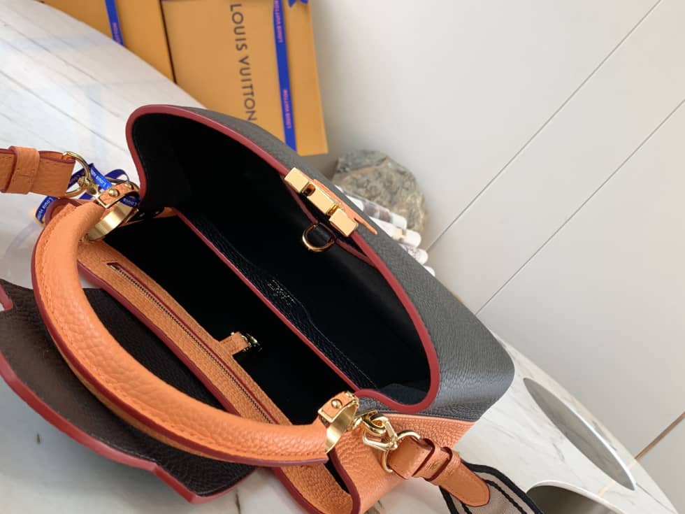 L0vis Vvtt0n Capucines BB Black M58608 Replica Crossbody Bag