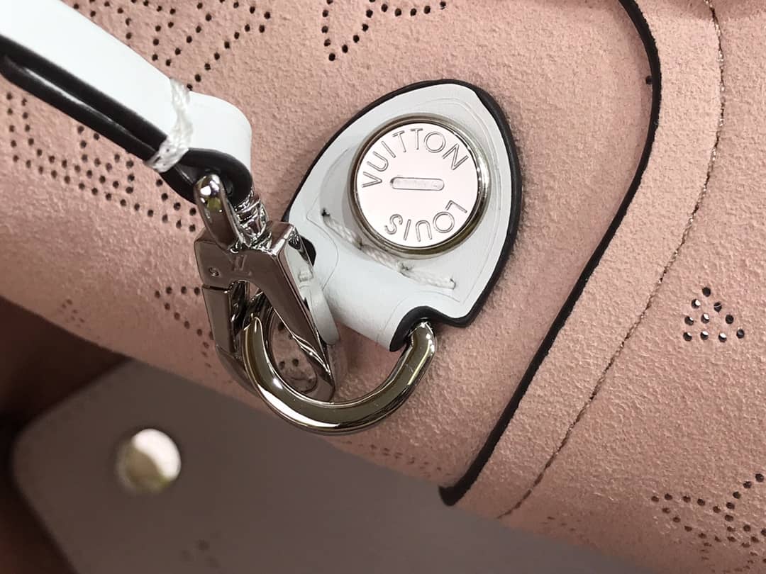 L0vis Vvtt0n Hina PM Mahina Leather Bag Replica Pink M54350