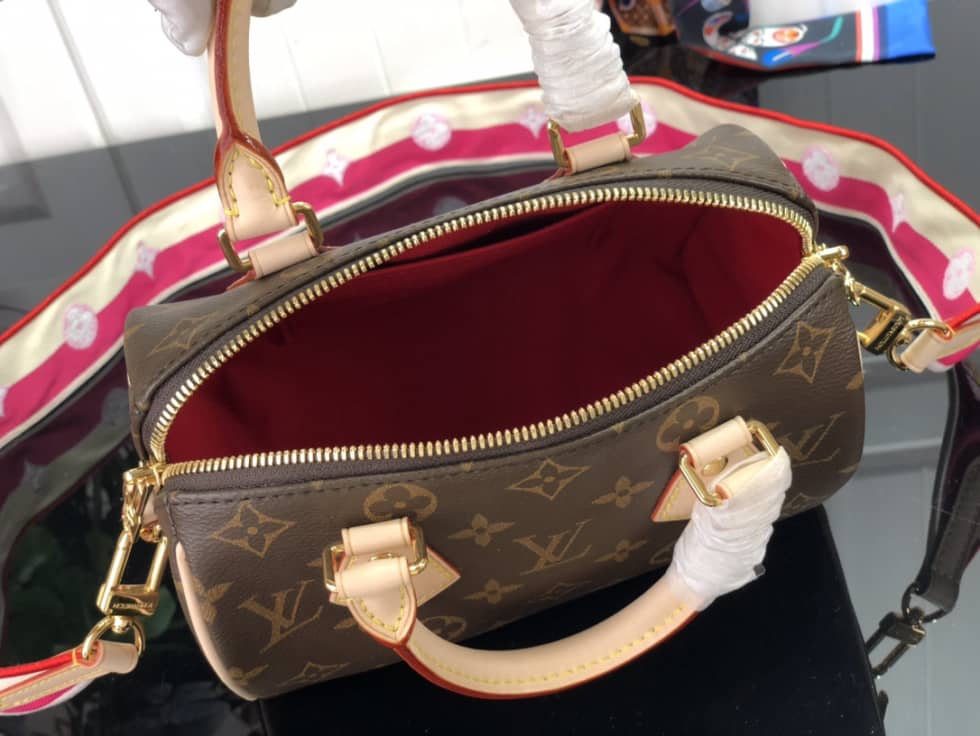 L0vis Vvtt0n Crossbody Dupe Monogram Canvas Speedy 20 Red M45957