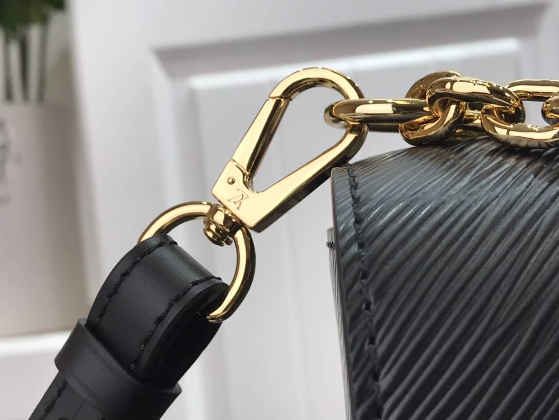 L0vis Vvtt0n Epi leather Twist MM Replica Handbag Black M57667