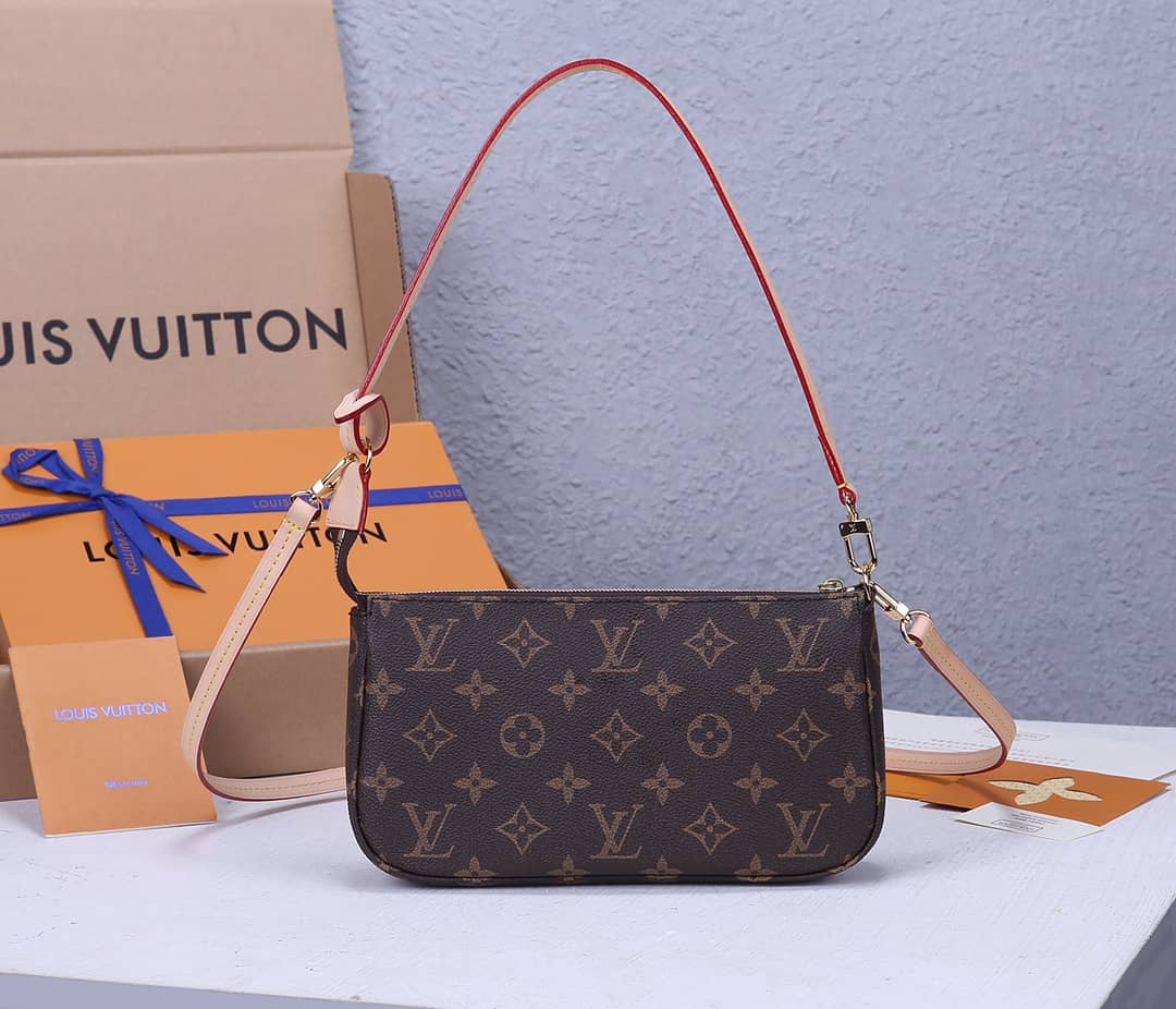 L0vis Vvtt0n Replica Pochette Accessoires Canvas Brown M40712