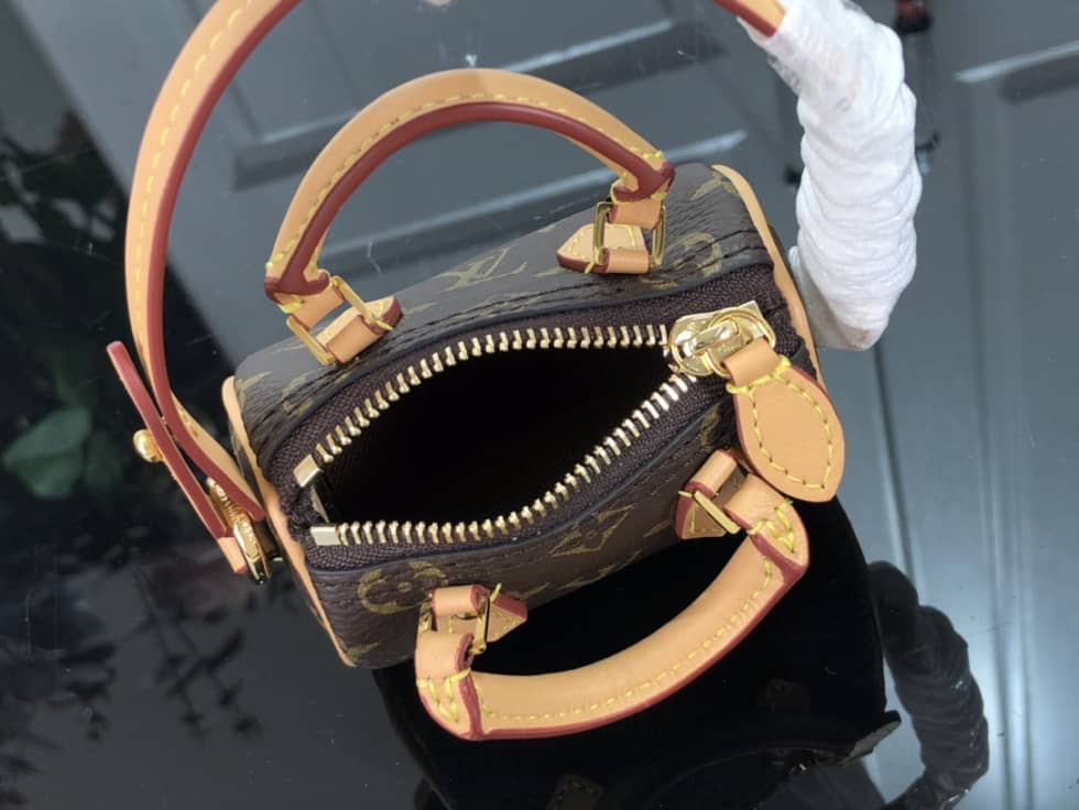 LV Bag Charm Dupe Nano Speedy Monogram  M00544