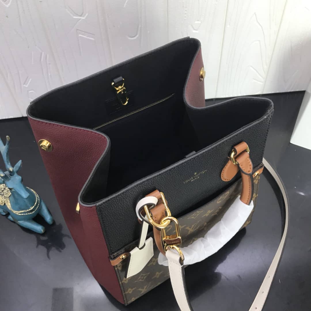 L0vis Vvtt0n Monogram Fold MM 2way Tote Replica Black M45409