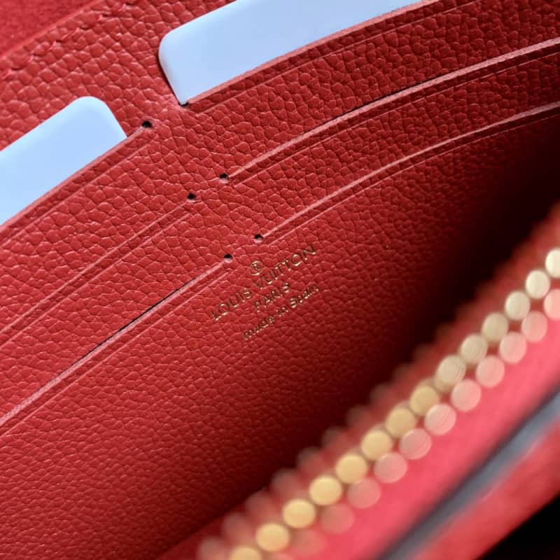 L0vis Vvtt0n Monogram Empreinte Vavin Chain Long Wallet Replica Red M67839