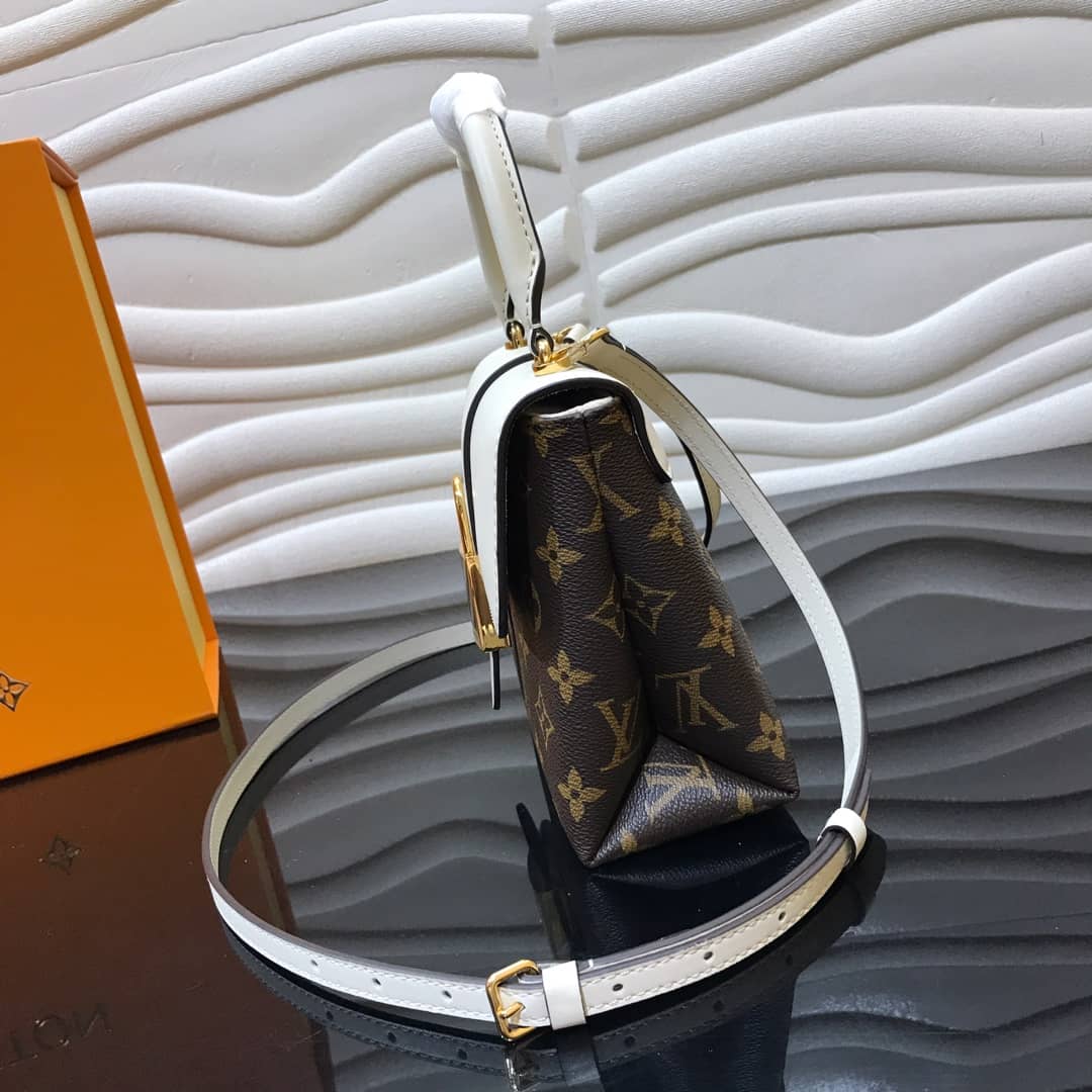 L0vis Vvtt0n Locky BB Replica Crossbody Bag White M44321