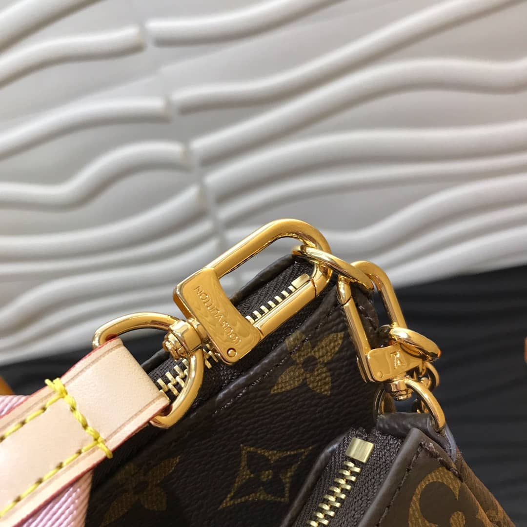 L0vis Vvtt0n Monogram Canvas Multi Pochette Replica Pink M44823